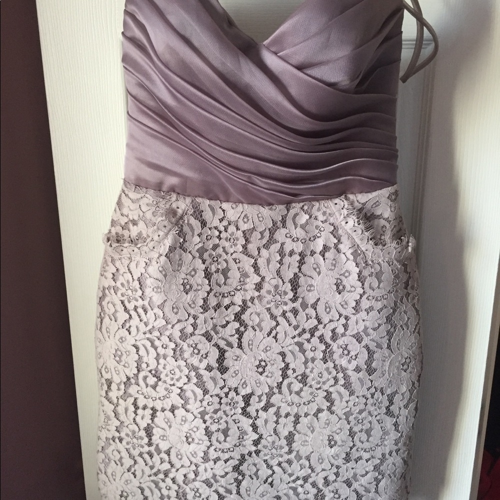 Noir by Lazaro bridesmaid dress